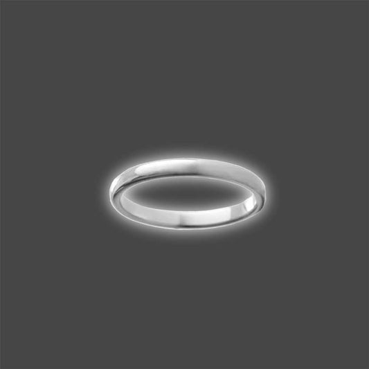 Couple ring band 2mm band width