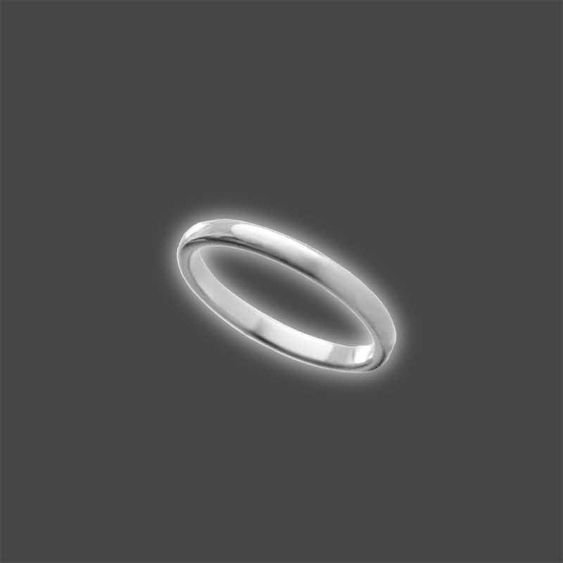 Couple ring band 2mm band width